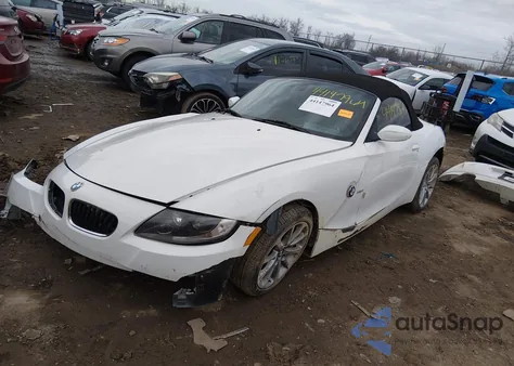 2007 BMW Z4 3.0I из США, поврежденный, VIN 4USBU33567LW73139